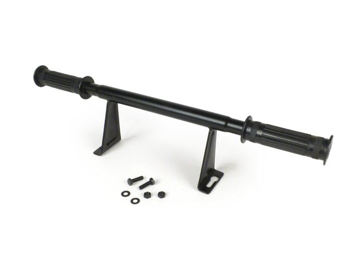 Kojų atramos juosta -MOTO NOSTRA- Didelio rėmo PX80, PX125, PX150, PX200, T5 - juoda