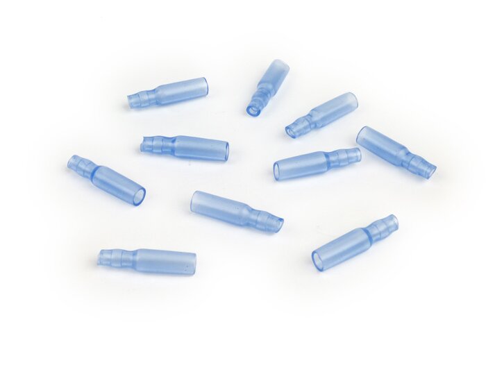 Atskyrimo žarna užspaudimo gnybtui - kulkos lizdas 4mm Ø=0,5-1,0mm²- 10 vnt.