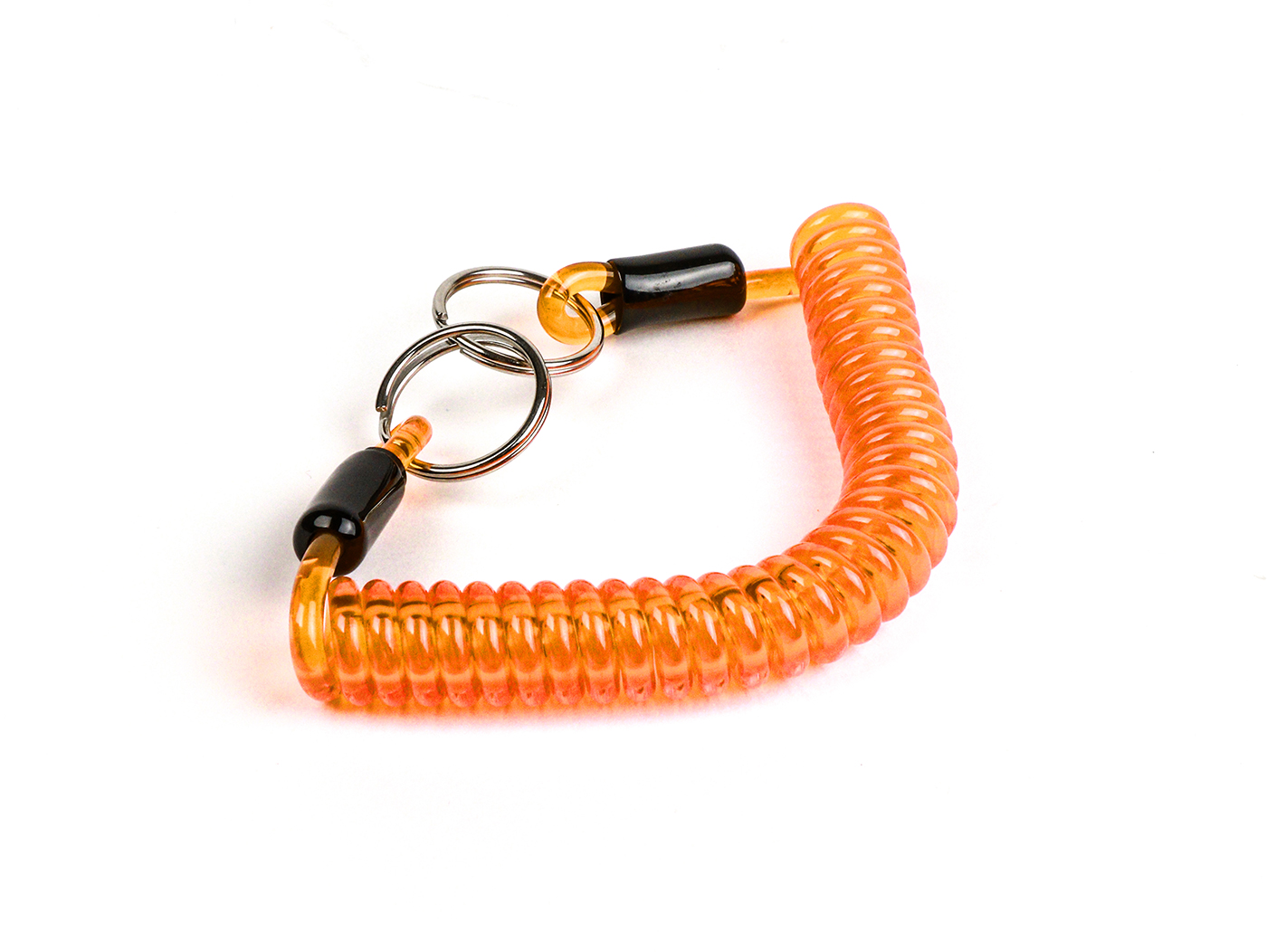 Raktų pakabukas -MOTO NOSTRA Spiralė- ilgis 150mm - oranžinė
