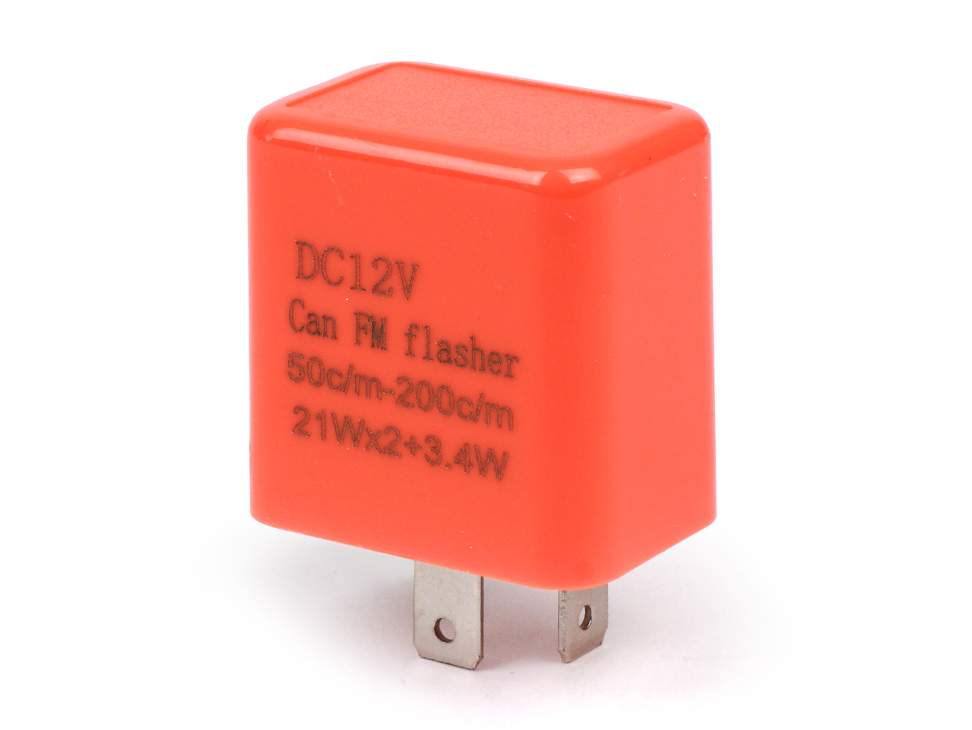 Indikatoriaus Posūkių rėlė -MOTO NOSTRA, Reguliuojamas 2 kontaktų šviesos diodas - 12V DC (2x21W + 3,4W)