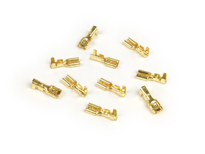Suspaudimo gnybtas - 4,8 mm Ø = 0,5-1,0 mm² - DIN 46247 - 10 vnt.