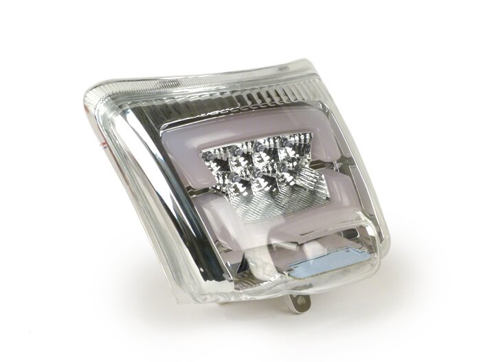 Galinis žibintas -MOTO NOSTRA, LED- Vespa GTS 125-300, GTV (-2014) - bespalvis