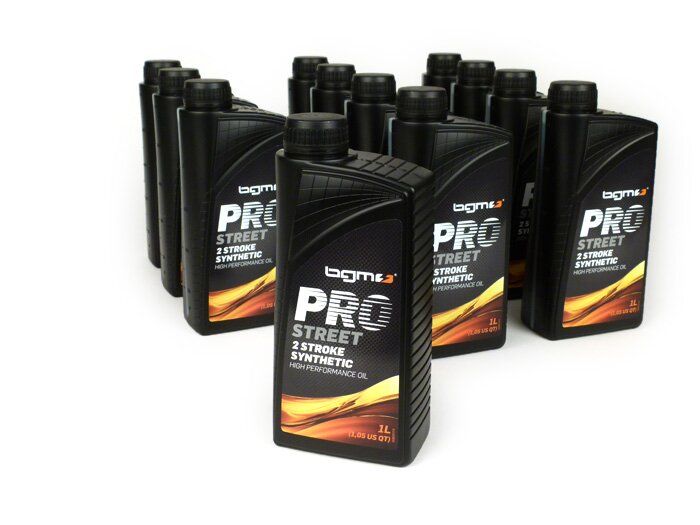 BGM PRO STREET 2T sintetinė alyva 12x1L komplektas