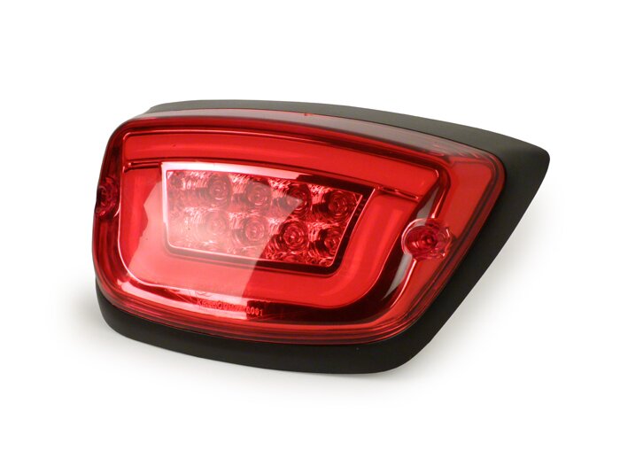 Galinis žibintas -MOTO NOSTRA, LED- Vespa LX 50-150, LXV 50-150 - raudonas