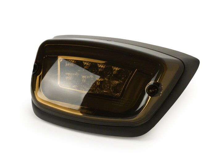 Galinis žibintas -MOTO NOSTRA, LED- Vespa LX, LXV - juodas