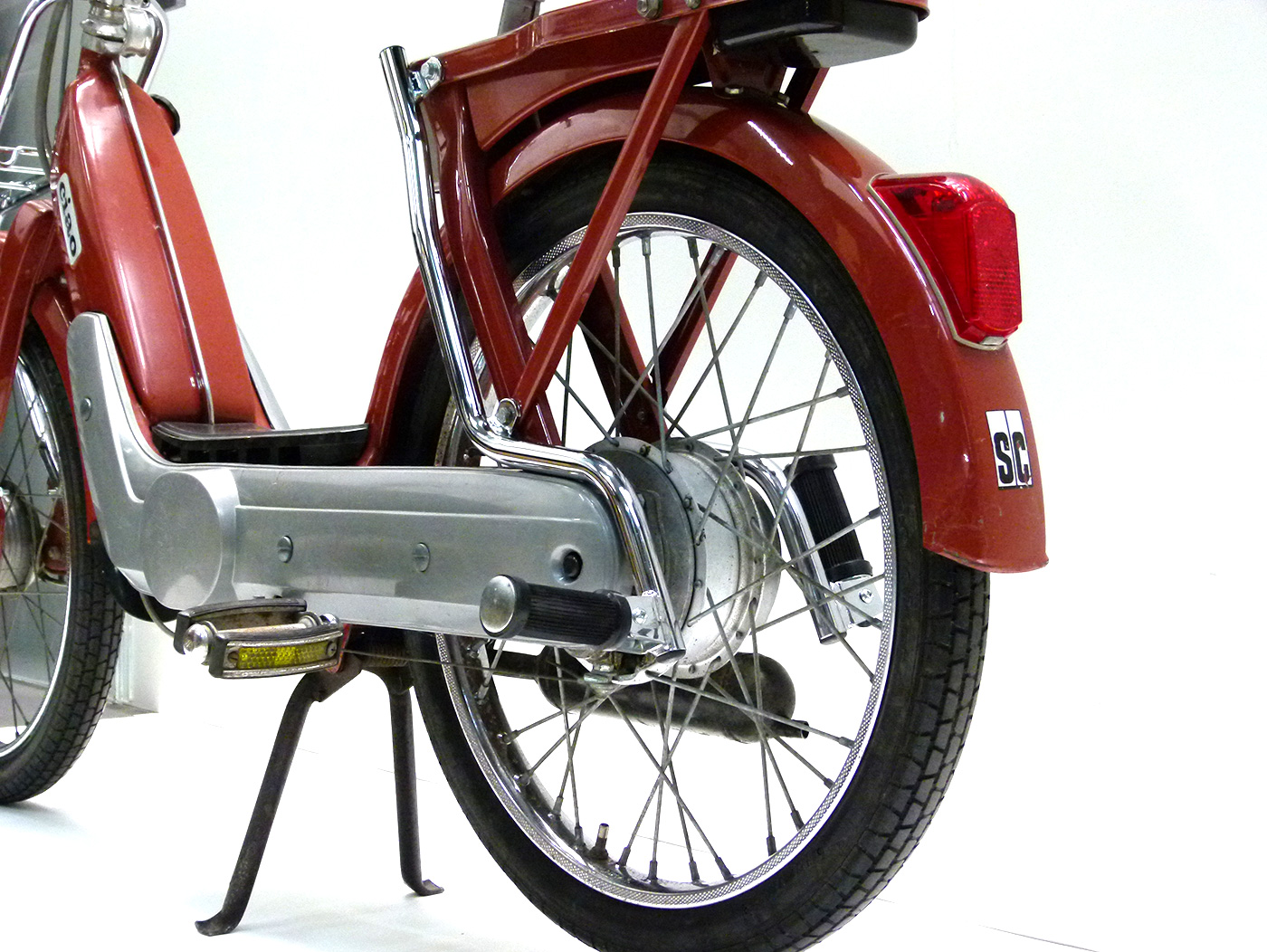 Galinės kojų atramos -MOTO NOSTRA- Piaggio Ciao -Chrome