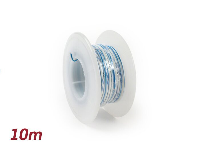 Elektros laidas - UNIVERSALUS 0,85 mm² - 10 m - baltas/mėlynas