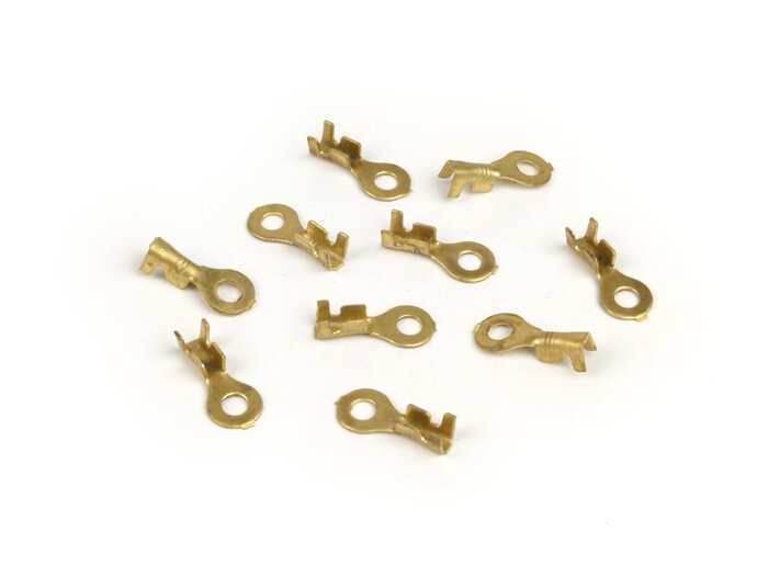 Suspaudimo gnybtas - žiedinis liežuvėlis 3,5 mm Ø=0,5-1,0 mm²- 10 vnt.