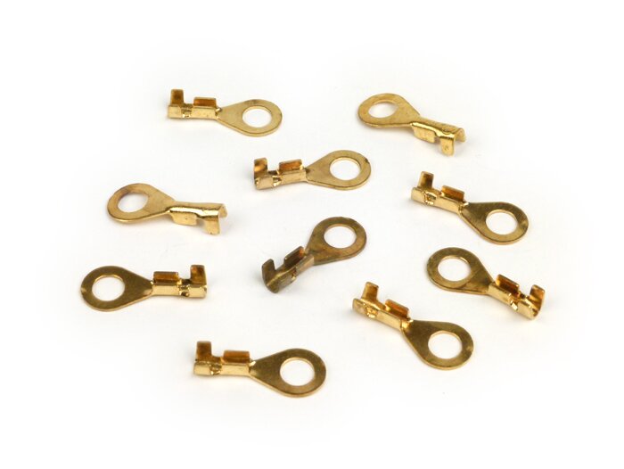 Suspaudimo gnybtas - žiedo liežuvėlis 5,7 mm Ø=1,0-1,5 mm²- 10 vnt