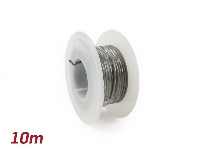 Elektros laidas - UNIVERSALUS 0,85 mm² - 10 m - pilkas