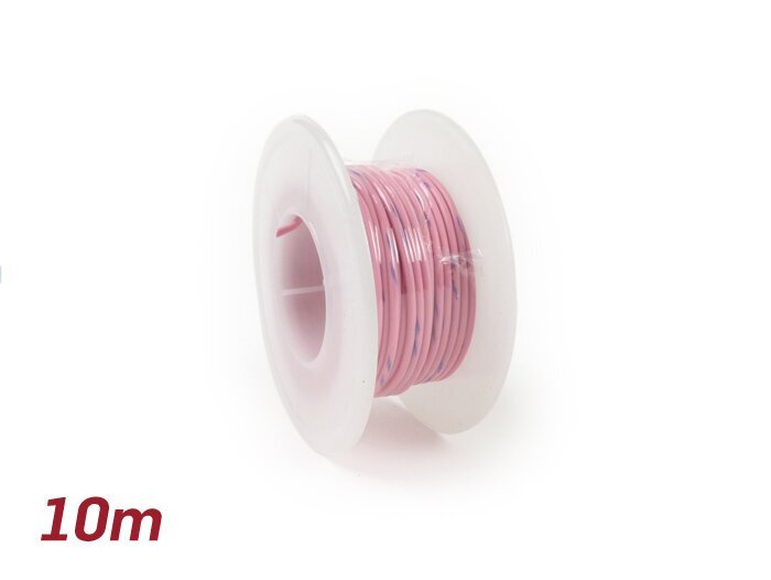 Elektros laidas - UNIVERSALUS 0,85 mm² - 10 m - rožinis