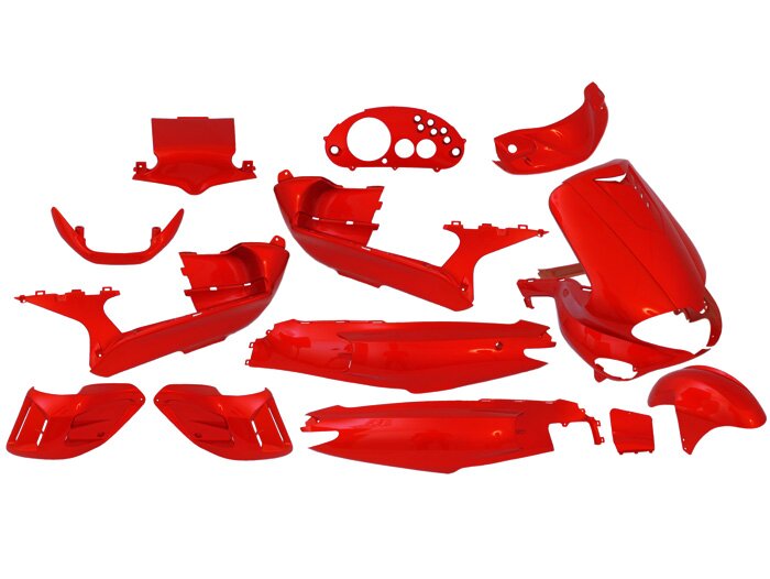 apmušalų komplektas EDGE 15 dalių raudonas Gilera Runner -2005