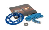 Grandinės komplektas 13x53 - 420 Stage6 aliuminio CNC Blue Beta RR