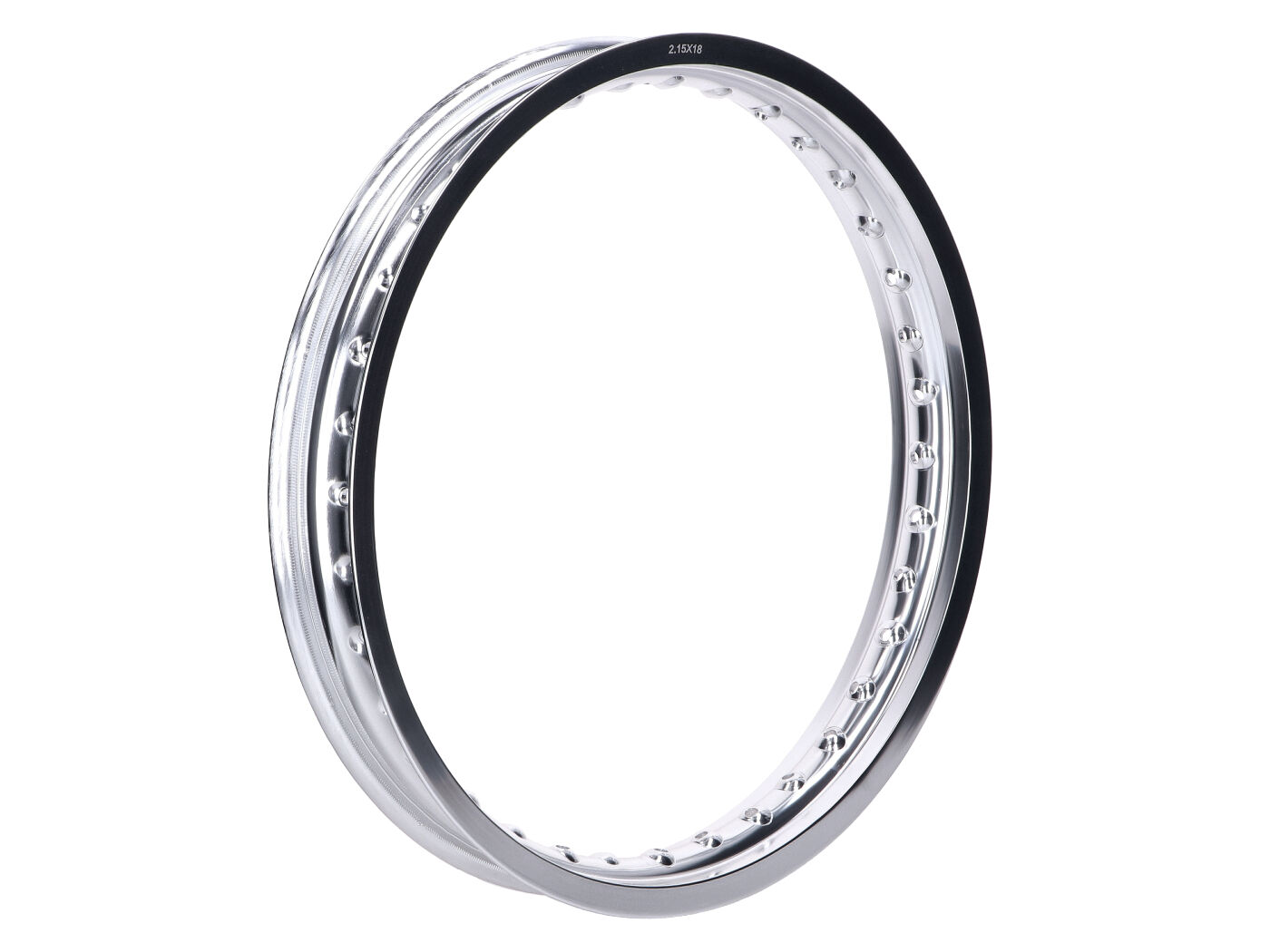 Rato ratlankis 2,15 x 18 aliuminio poliruotas MZ GS, ETS/G, GE, GT, ETZ 250