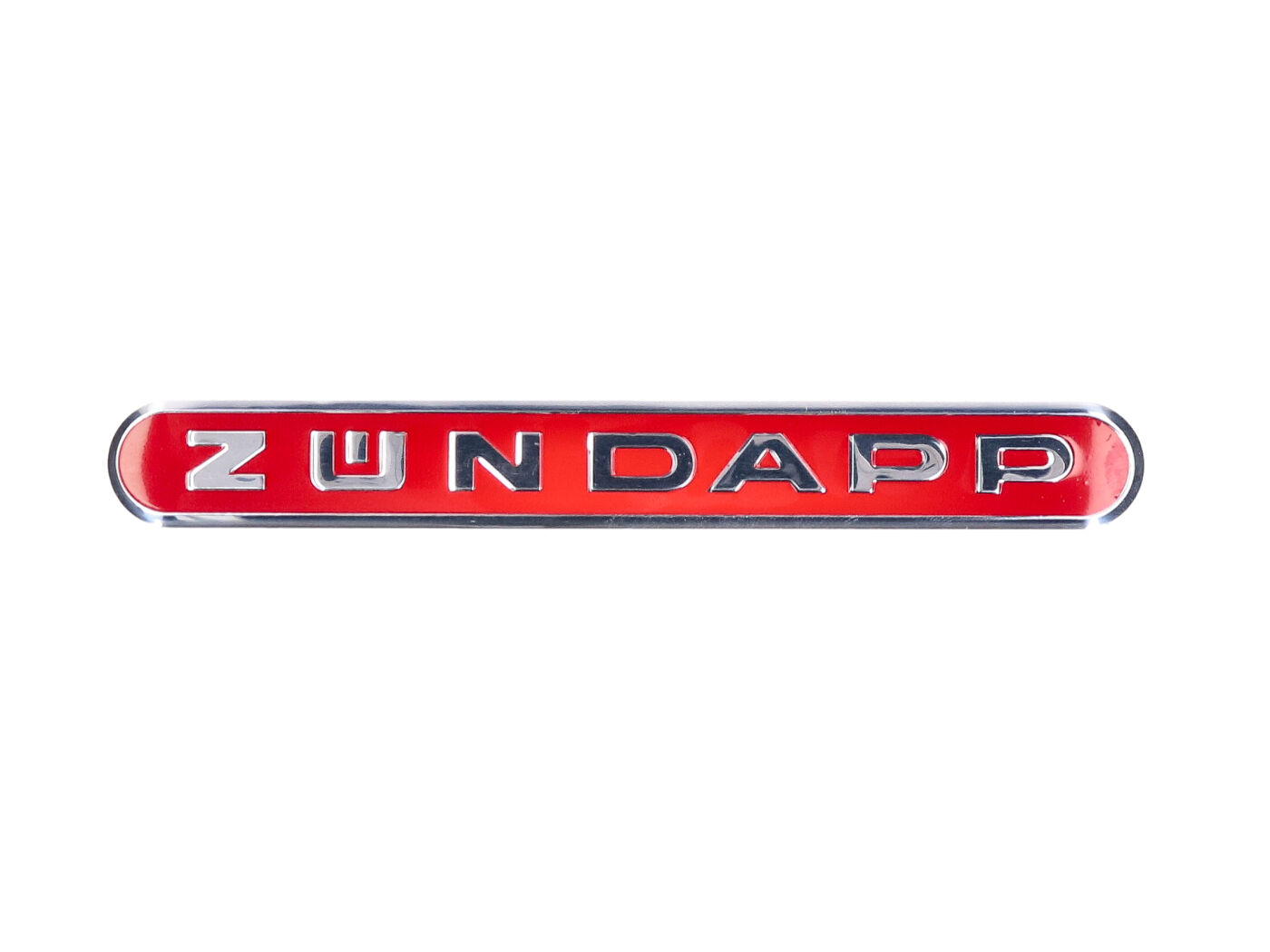Lipdukas aliuminio raudonas Zündapp