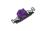 Lipdukas KRM PRO Ride violetinis