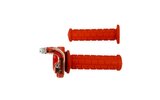 Throttle Grip Mini Targa metalinis raudonas
