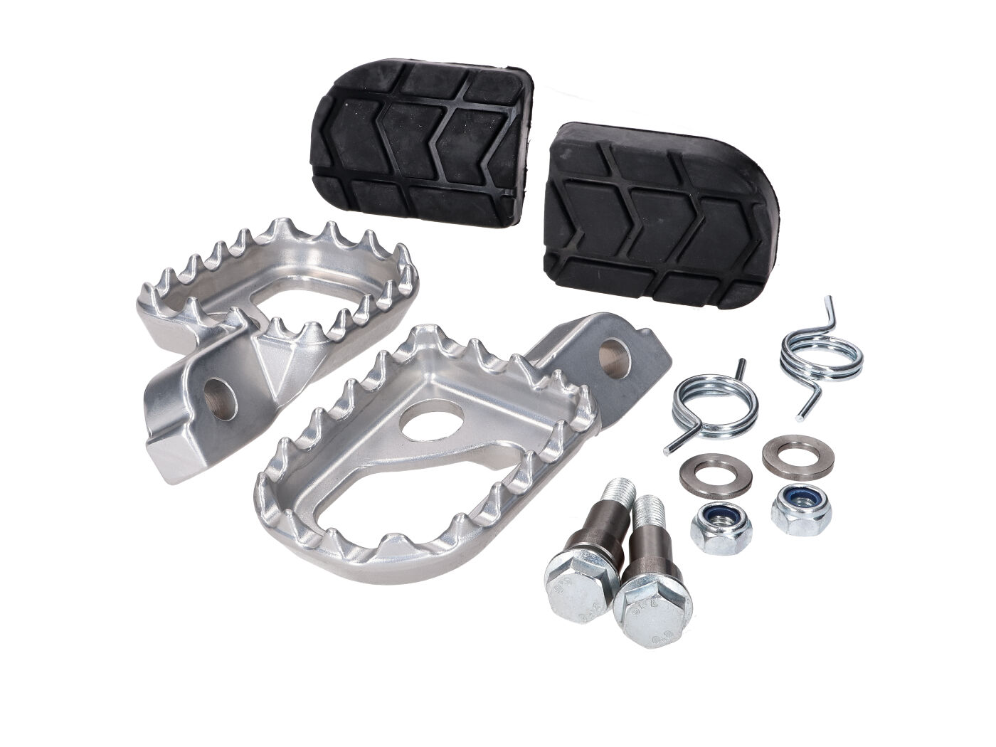 Kojų atramos komplektas CNC aliuminio 16x24x3mm, skirtas Beta RR50 Enduro