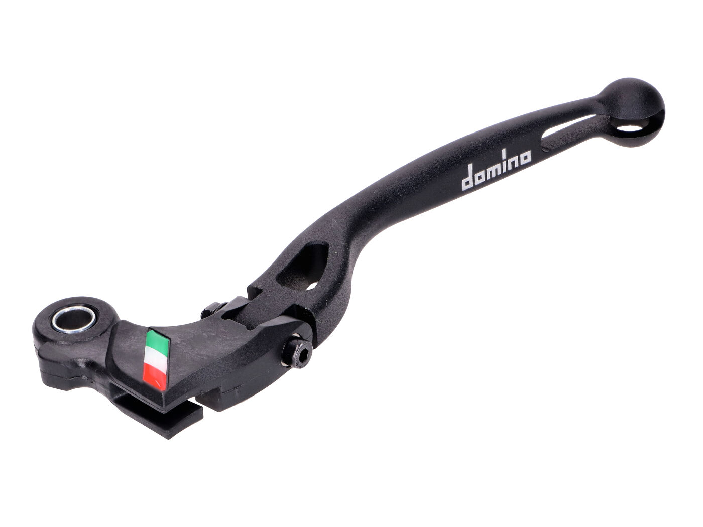 Sulankstoma svirtis Domino Racing kairėje juoda 30mm sankabos trosui
