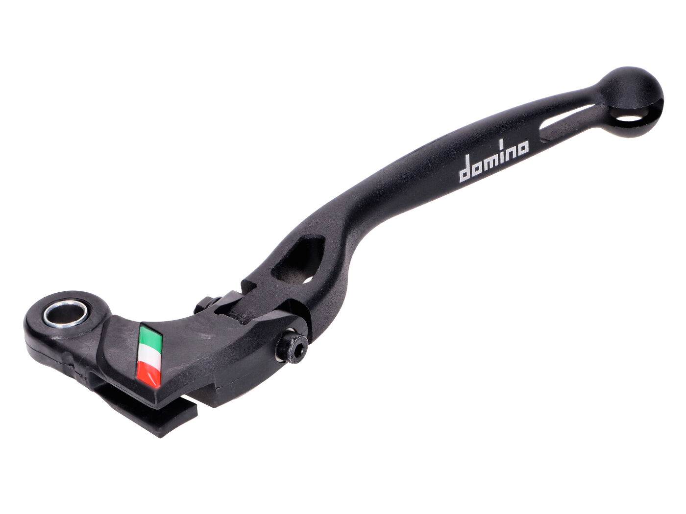 Sulankstoma svirtis Domino Racing kairėje juoda 33mm sankabos trosui