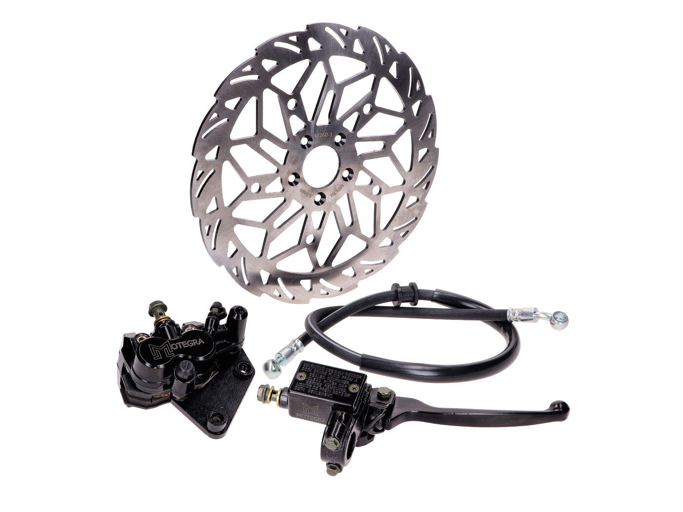Diskinių stabdžių komplektas Motegra 260mm 4 dalių Simson S50, S51