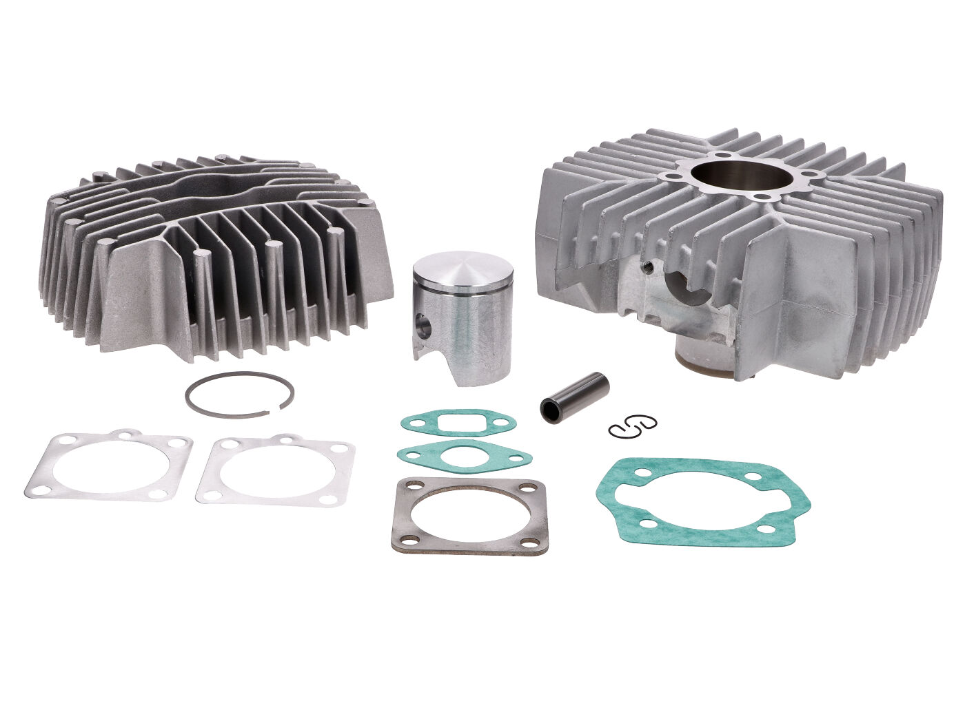 Cilindro komplektas Power1 70cc 45mm įsk. Puch Maxi cilindro galvutė