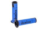 Rankenos Domino A450 On-Road Racing mėlynos/juodos (atvirais galais)