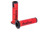 Rankenos Domino A450 On-Road Racing raudonos / juodos (atvirais galais)