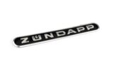 Lipdukas Zündapp bakas pailgas juodas