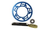 Grandinės komplektas Dopleris 13x53 - 428 Sherco 50 Alu Blue