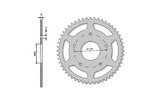 Galinė žvaigždutė IGM Rieju SMX "06 62mm 5 skylės 50 dantų