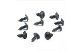 Varžtų komplektas 5,0x12mm juodas (x10)