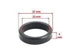 CVT ribojantis žiedas 22x27x4mm Morini