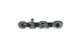 Lipdukas / ženklelis Ciao 9,5 cm Chrome