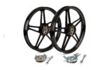 Ratlankiai priekiniai / galiniai 17" tipo Bernardi juodi Peugeot 103 Vogue