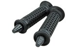 Rankenos STR8 Konik kūgio formos galiniai dangteliai juodi / Carbon Look