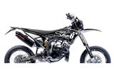 Grafikos komplektas Fantic XM 50 2017 - 2022 Stage6 juodas