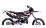 Grafikos komplektas Fantic XM 50 2017 - 2022 Stage6 Rožinė