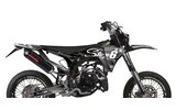 Grafikos komplektas Fantic XM 50 po 2023 Stage6 Black