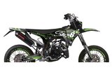 Grafikos komplektas Fantic XM 50 po 2023 Stage6 Green