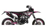 Grafikos komplektas Fantic XM 50 po 2023 Stage6 Pink