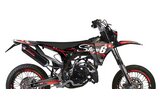Grafikos komplektas Fantic XM 50 po 2023 Stage6 Red