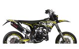 Grafikos komplektas Fantic XM 50 po 2023 Stage6 Geltona