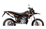 Grafikos komplektas Derbi X-Treme 2006 - 2010 Stage6 Orange