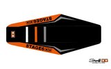 Sėdynės užvalkalas Derbi X-Treme 2018 - 2020 Stage6 Pilnai dengiantis oranžinis