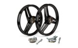Ratlankiai priekiniai / galiniai 17" tipo Grimeca juodi Peugeot 103 SP / MVL