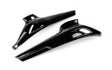 Šoniniai skydai (x2) juodi Peugeot SPX / RCX