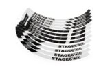 Ratlankių lipdukų komplektas paspirtukas 10" Stage6 Blanc