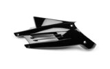 Variklio dangtis kairysis juodas metalinis Peugeot Speedfight 2