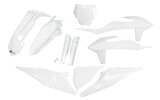 Plastikinis komplektas su šakių apsaugais KTM SX / SX-F 2019-2022 NSO baltas specialus